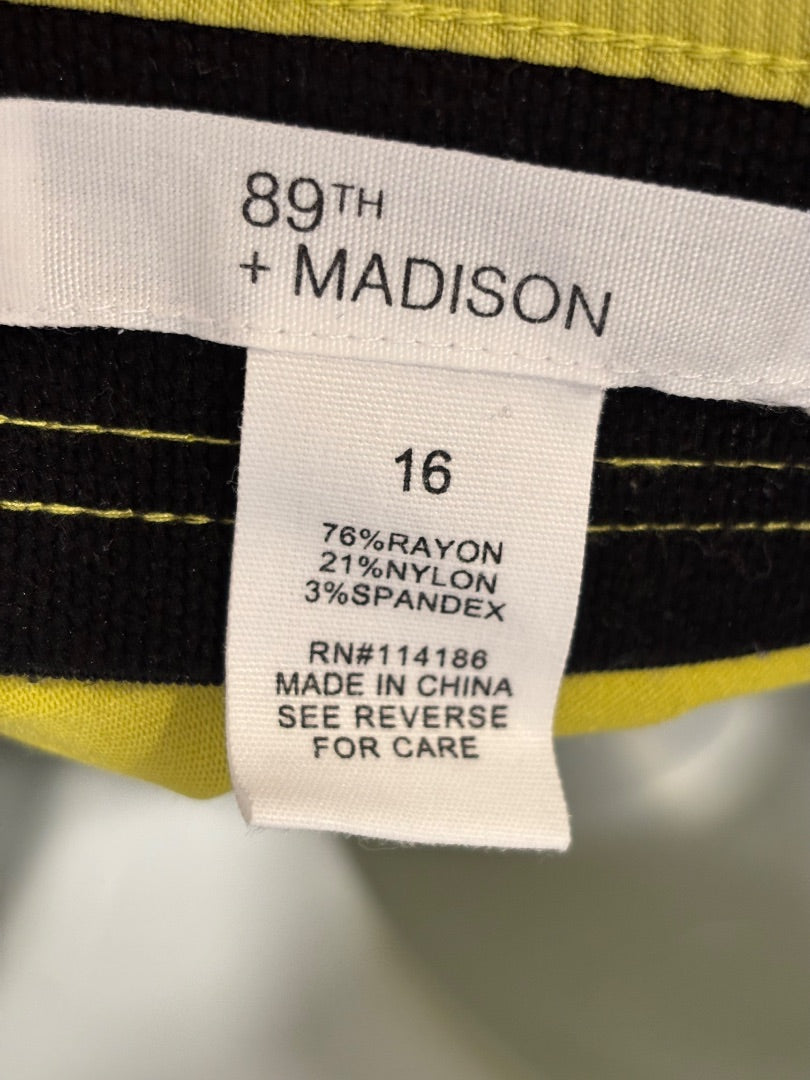 89th & madison Pants, Green, XL/16, Used - Good
