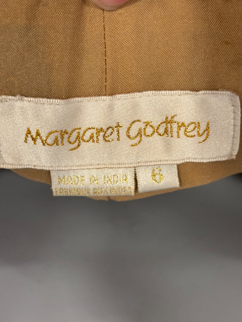Margaret Godfrey Pants, Brown leather, Medium/8, Used - Good