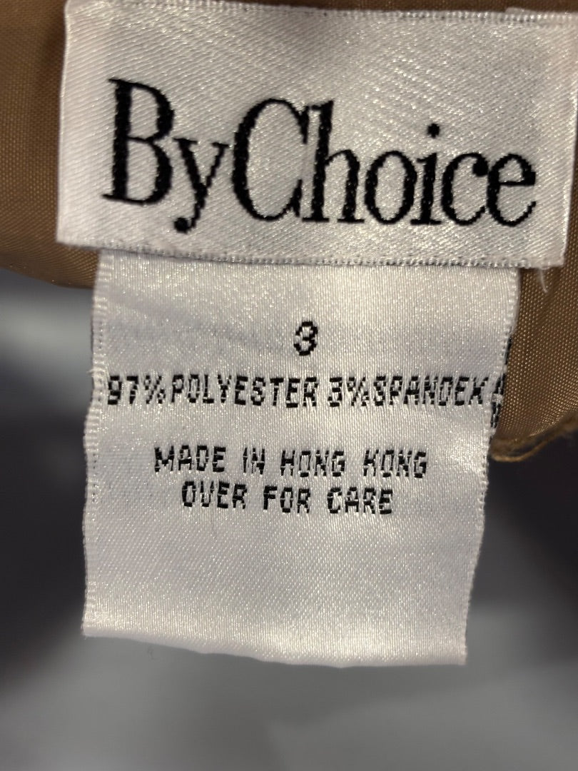 By Choice Pants, Khaki, Small/3, Used - Good