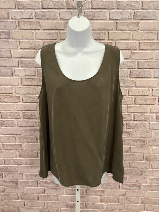 St John Matching Jacket and Tank, Green, Large, Used - Good