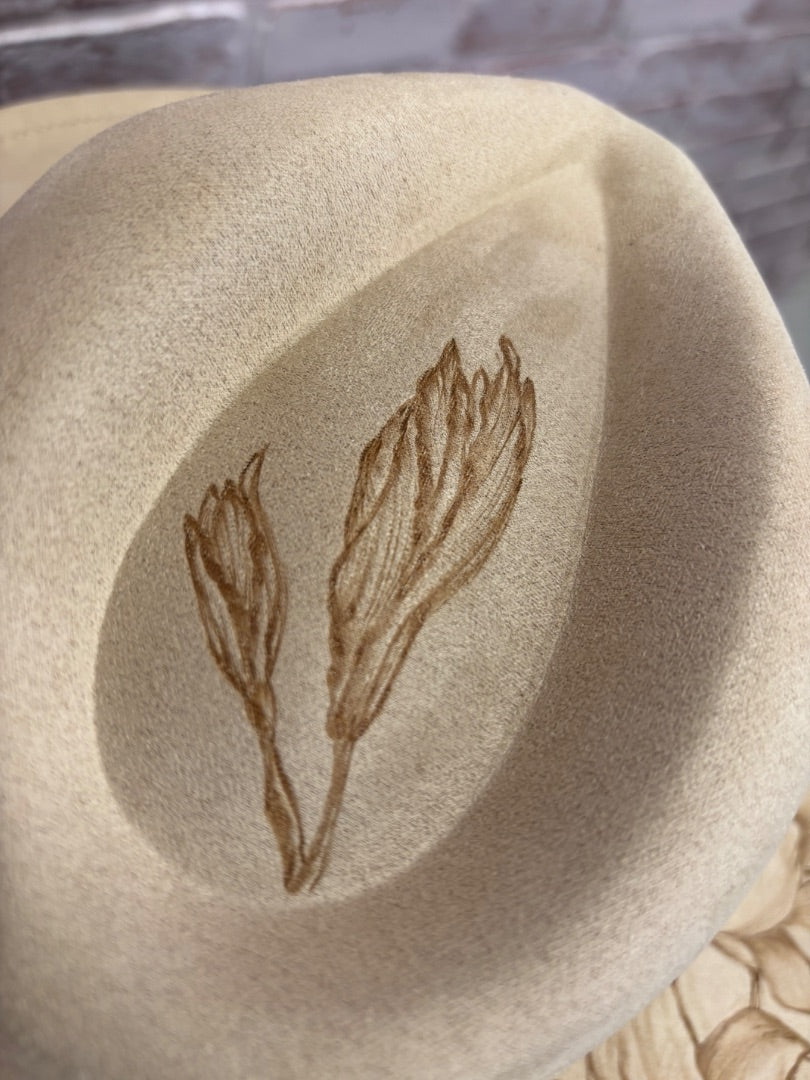 Sun Kissed Fedoras Flat Brim, Sand, Medium, Brand New