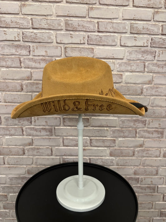 Sun Kissed Fedoras Cowgirl Hat, Tan, Medium, Brand New