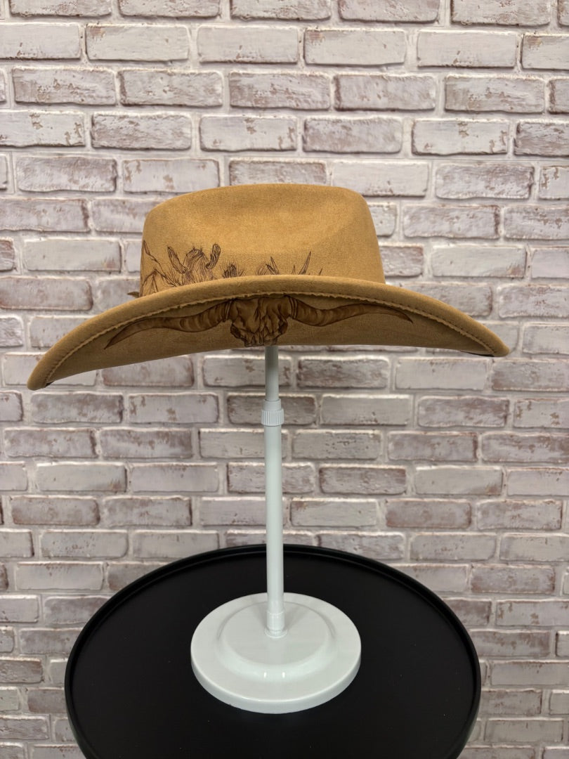 Sun Kissed Fedoras Cowgirl Hat, Red desert sand, Medium, Brand New