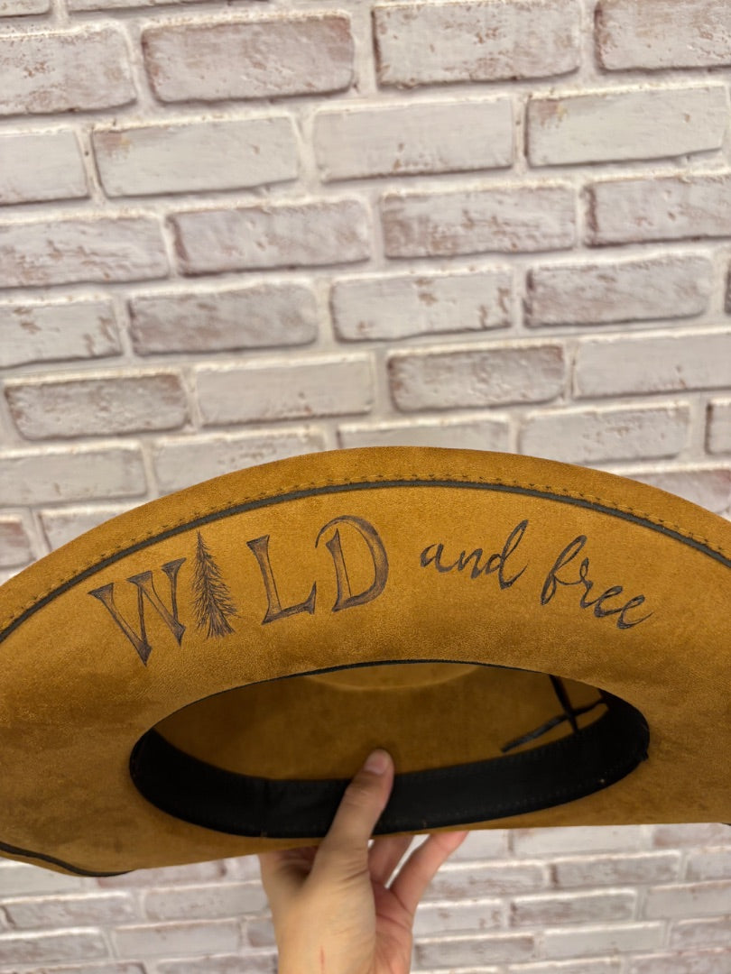 Sun Kissed Fedoras Cowgirl Hat, Rust, Medium, Used - Good