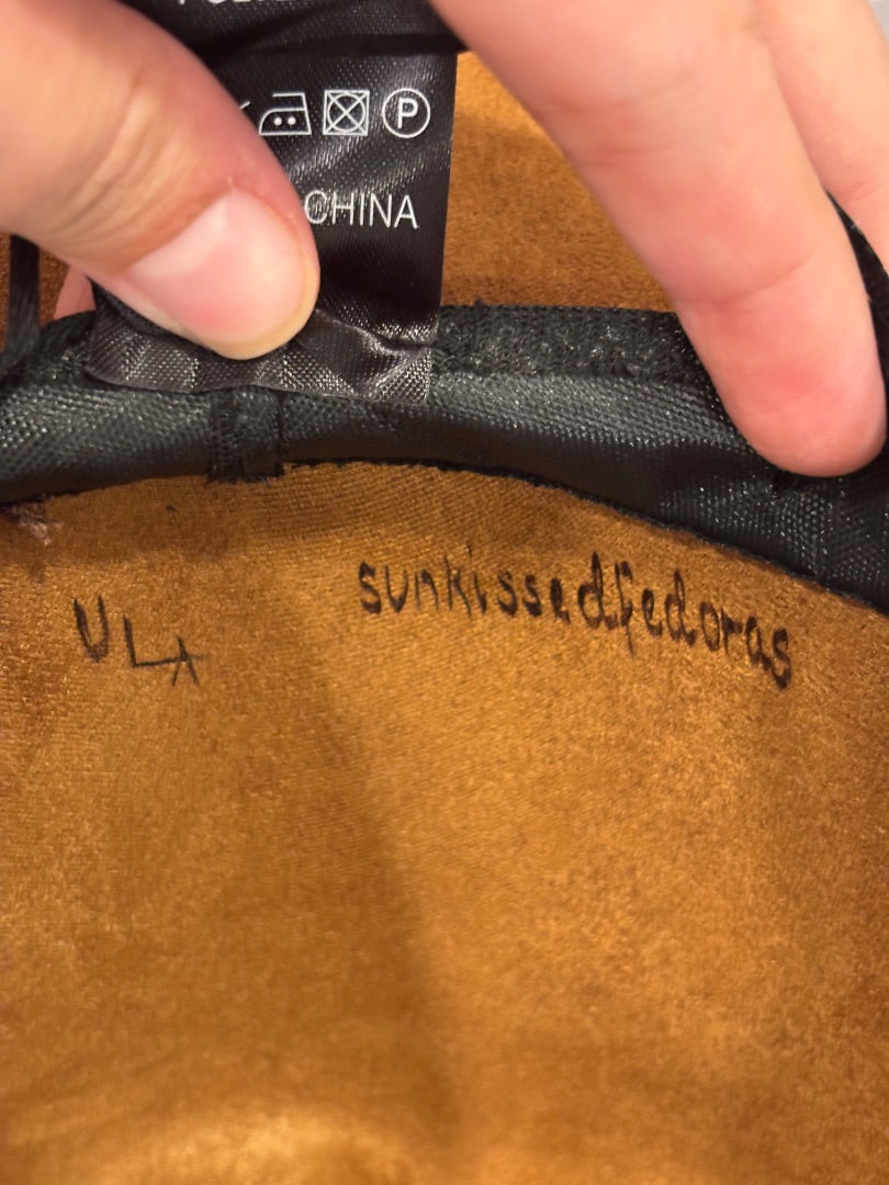 Sun Kissed Fedoras Cowgirl Hat, Rust, Medium, Used - Good