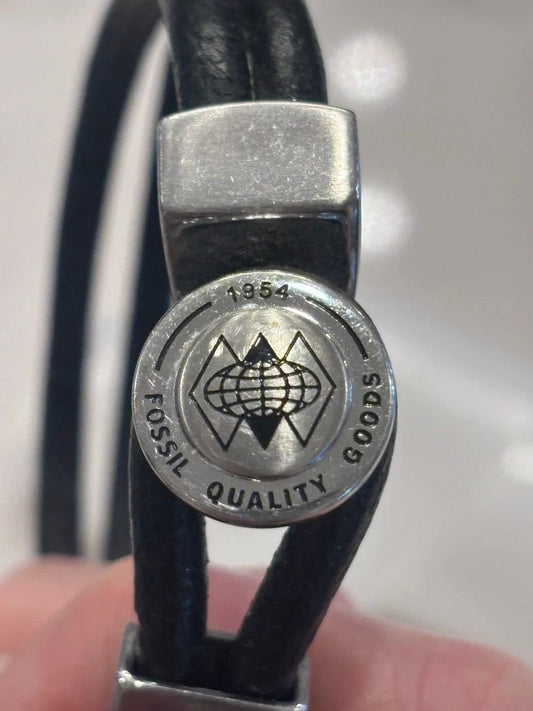 Fossil Quality Goods Jewelry - Bracelet – Fossil Quality Goods, Bracelet, Black/silver, One size, Used - Excellent