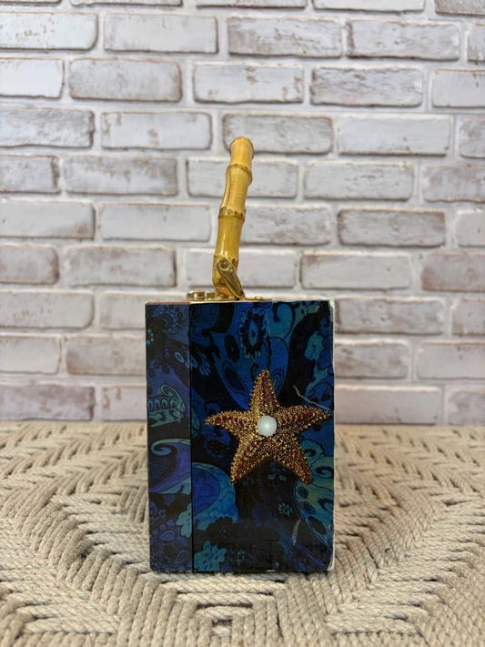 Vintage Hollywood Regency Vanity Box – Multicolor – Fair Condition