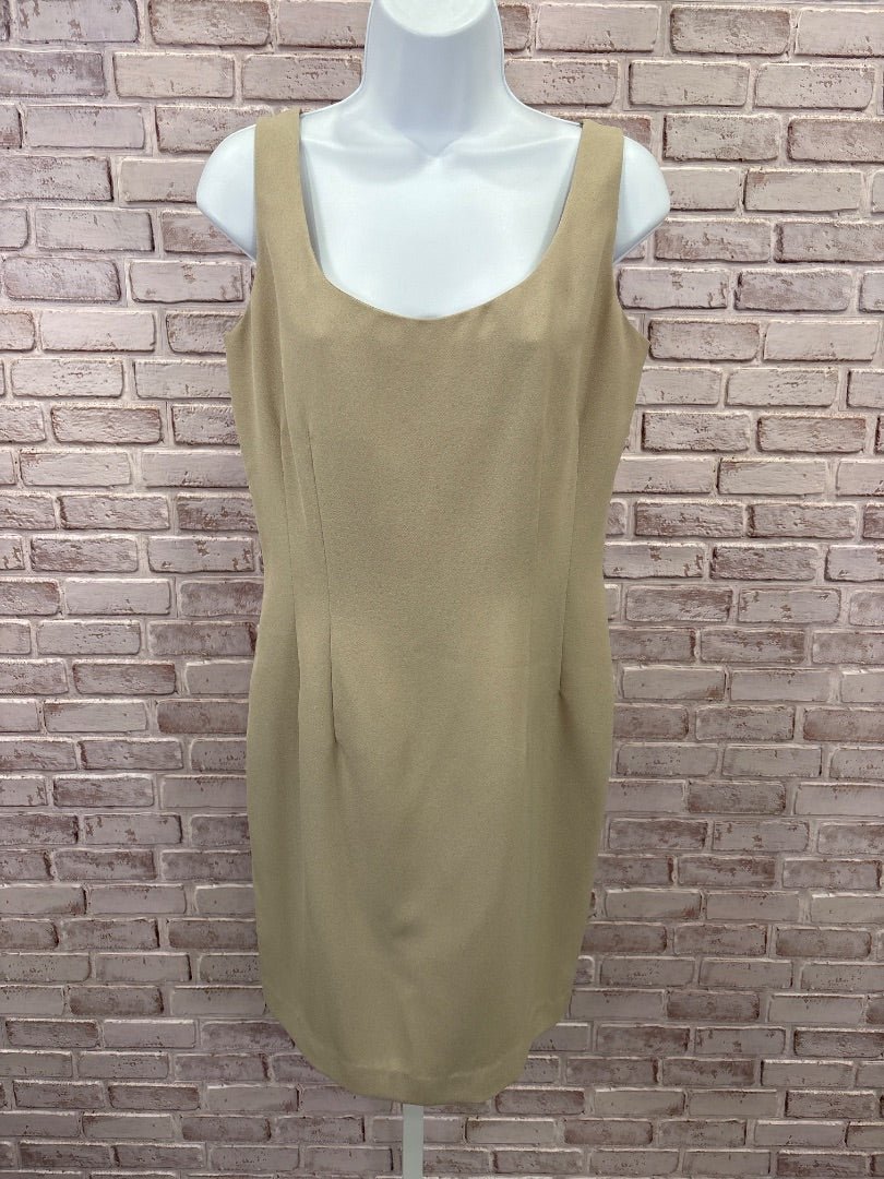 Abs Dress, Khaki, Medium/8, Used - Good - Chill Boutique Consignment
