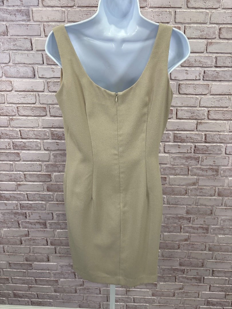 Abs Dress, Khaki, Medium/8, Used - Good - Chill Boutique Consignment
