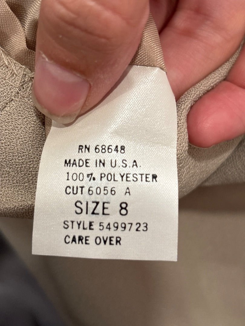 Abs Dress, Khaki, Medium/8, Used - Good - Chill Boutique Consignment