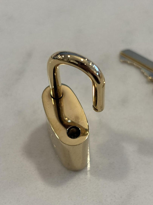 Louis Vuitton Padlock, Gold, One Size, Used - Good