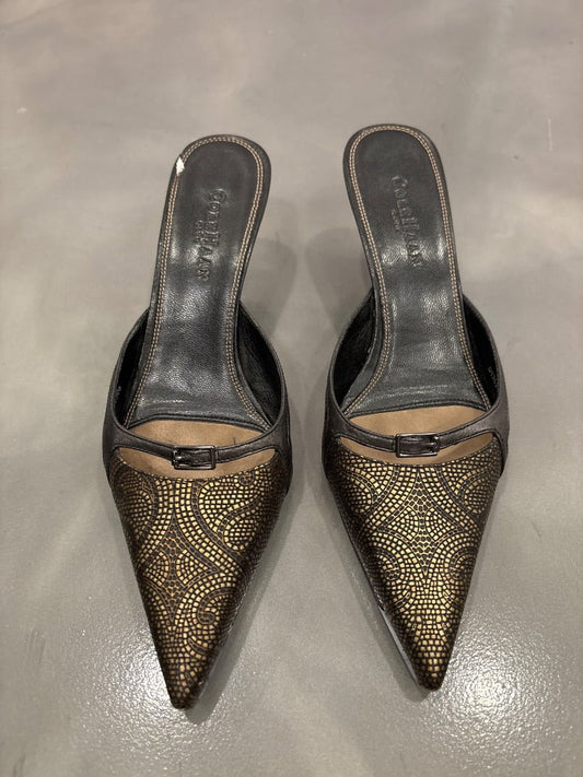 Cole Haan Heels, Black multi, 8, Used - Good - Chill Boutique Consignment