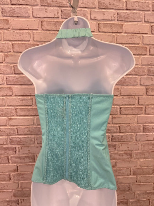 Fredericks of hollywood Tops, Turquoise, L/XL, Like New - Chill Boutique Consignment