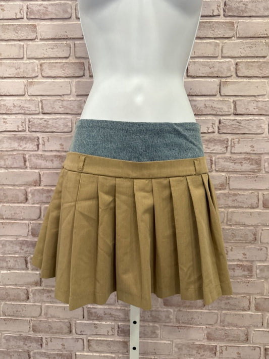 Galita Skort, Khaki/denim, Medium, Used - Good - Chill Boutique Consignment