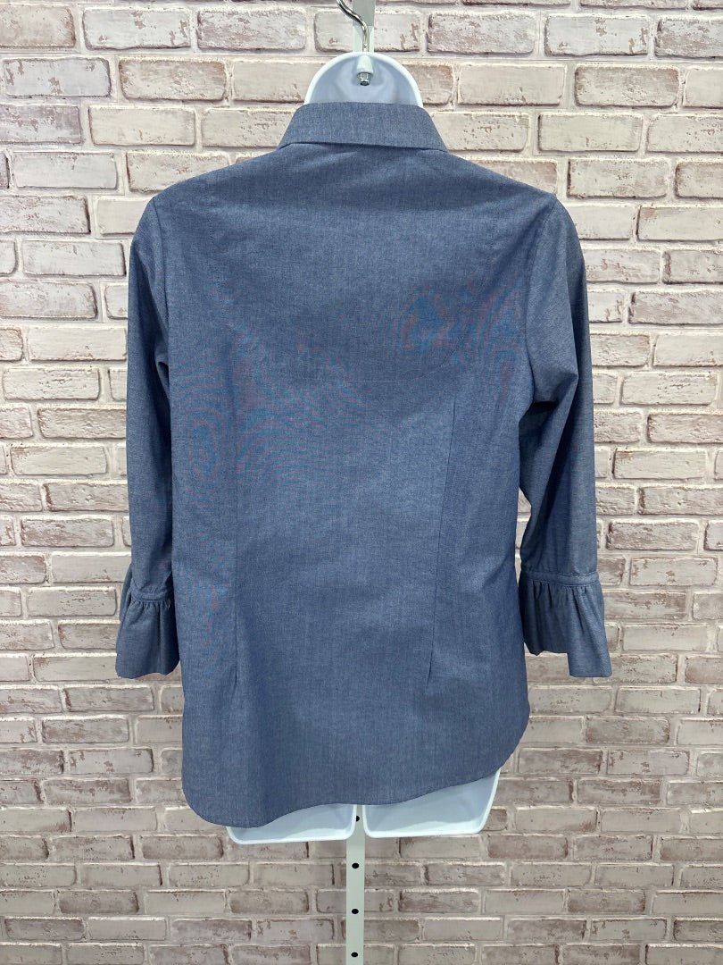 Gretchen Scott Shirt, Blue, Small, Used - Good - Chill Boutique Consignment