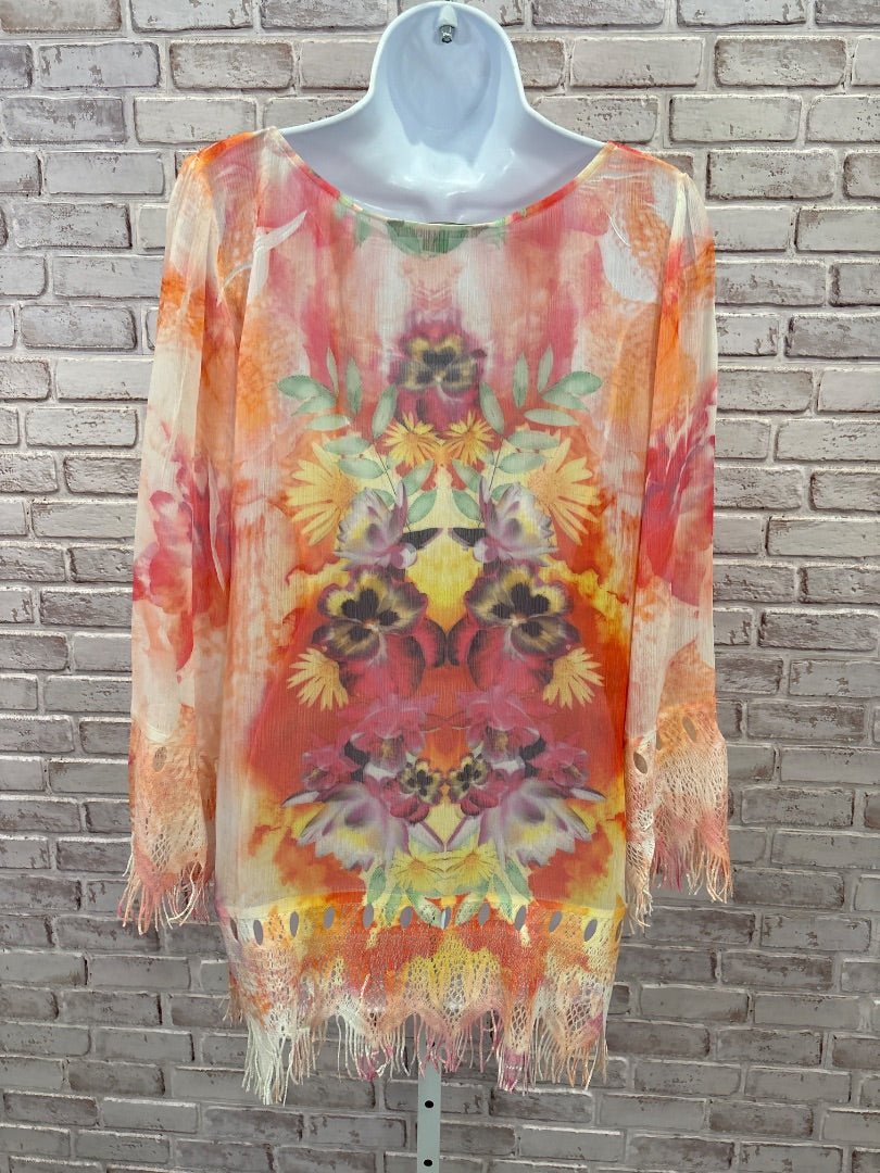 Hushbaby Sienna Rose Shirt, Multi, Medium, Used - Good - Chill Boutique Consignment