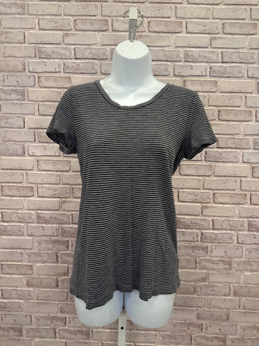 J.crew Tee shirt, Navy/grey stripes, Small, Used - Good