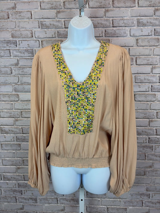 Maeve Shirt, Beige, Small, Used - Good