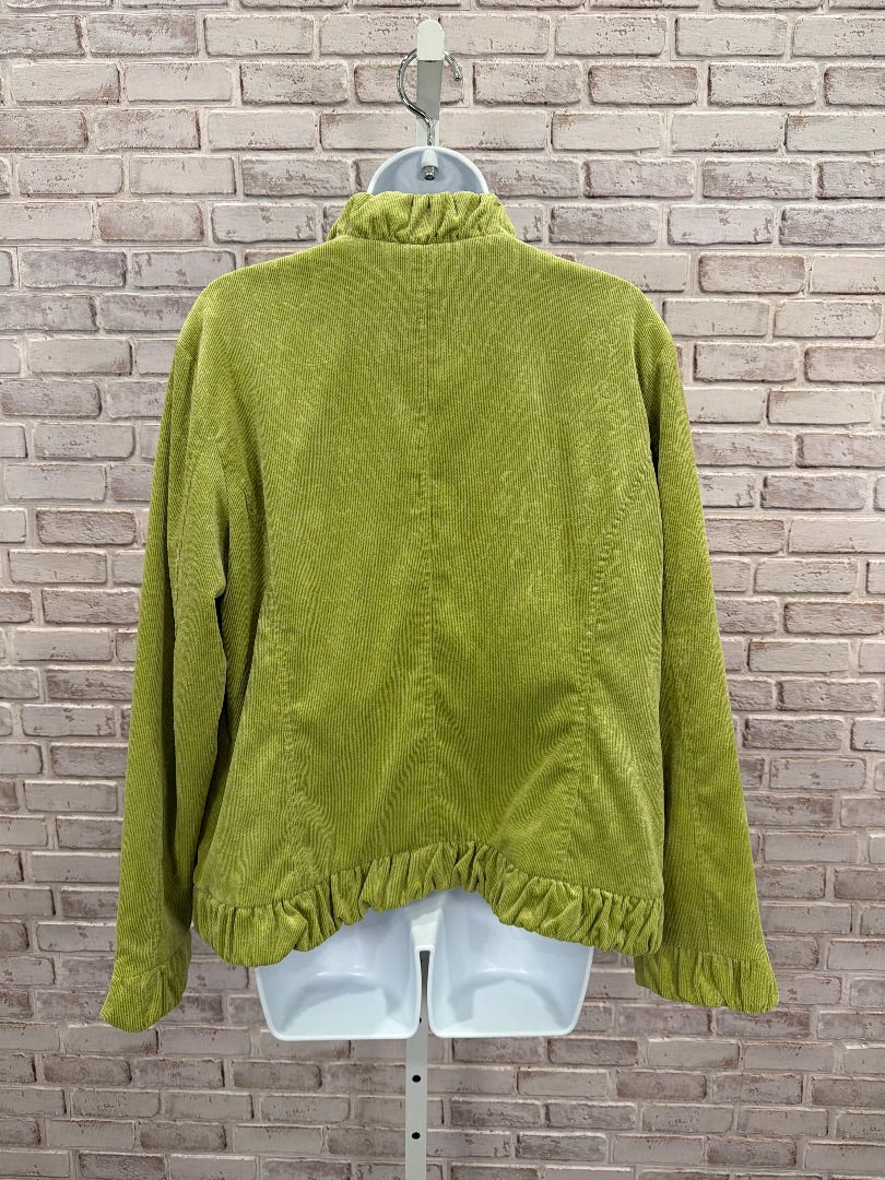 Chicos Jacket, Green, Small, Used - Good