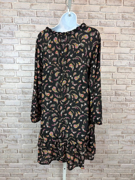 Old Navy Dress – Old Navy Dress, Black floral, Large, New With Tags