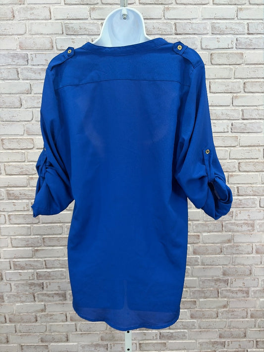 Calvin Klein Shirt, Blue, Medium, Used - Good