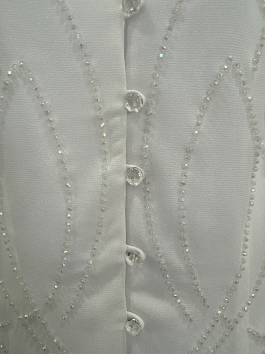 JR Nites Jacket, White, 12, Used - Excellent