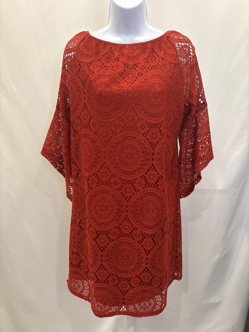 Tacera Dresses, Rust, Medium