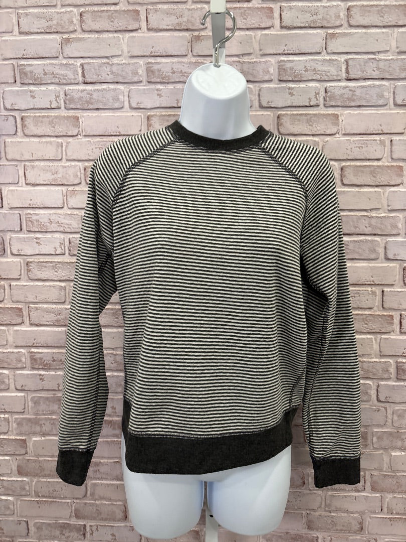 Marine Layer Reversible Sweater, Grey/white, XS, Used - Good