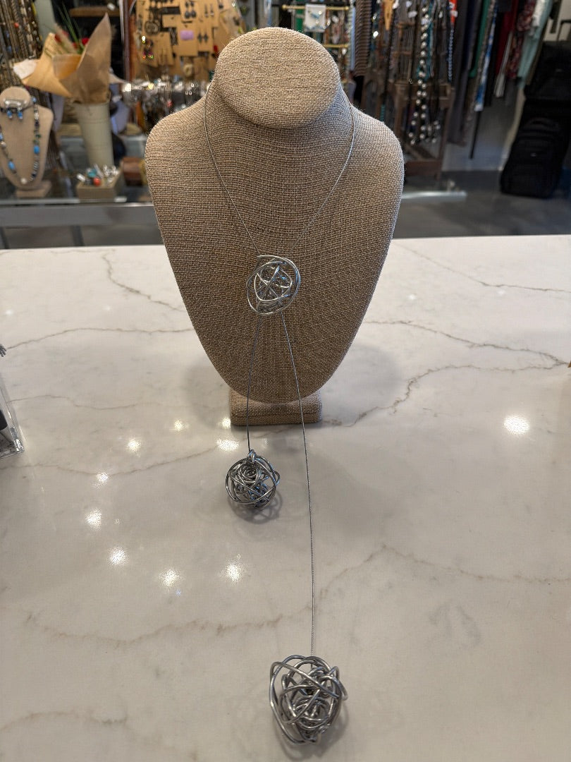 Various Necklace, Silver, One Size, Used - Good