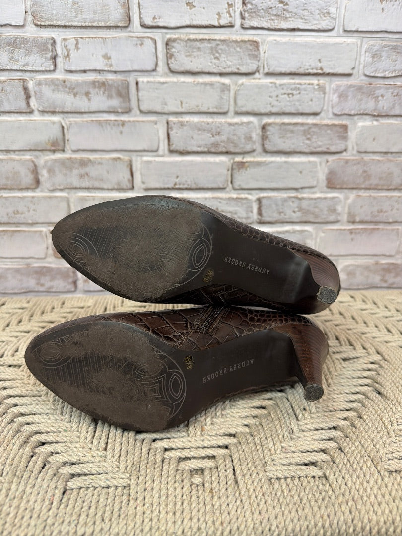 Audrey Brookes Booties, Brown, 8.5, Used - Good