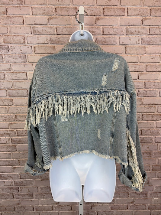 POL Jacket, Denim, Large, Used - Good