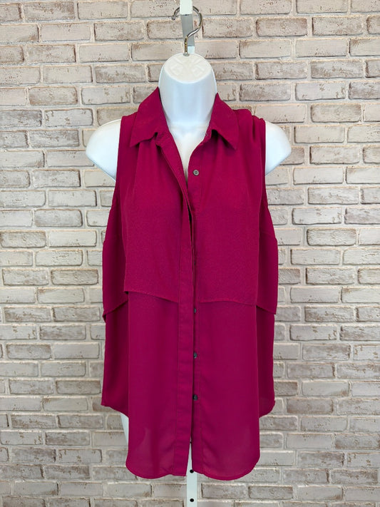 Sandra Tank, Magenta, Medium, Used - Good