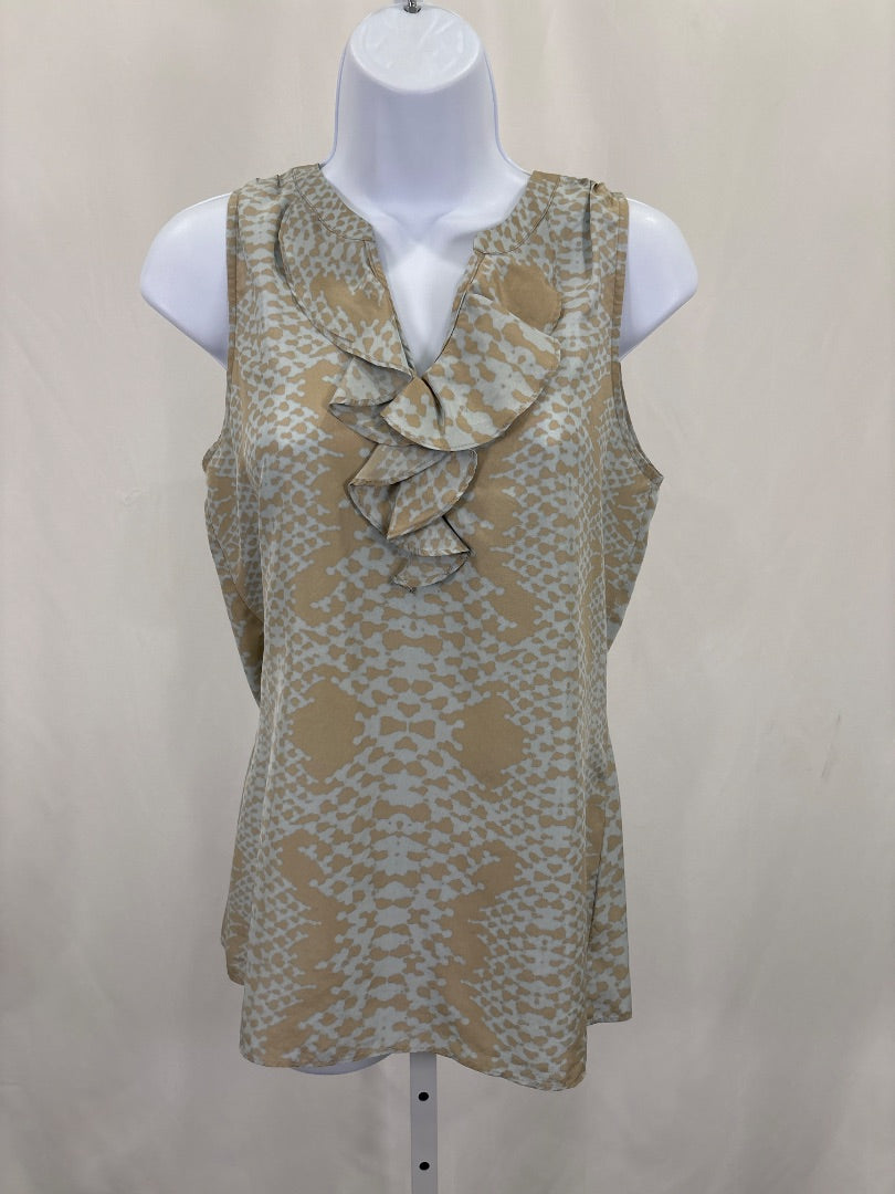 Banana Republic Tank, Beige/blue, Medium, Used - Good