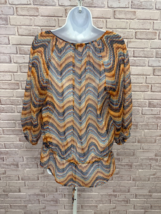 Daniel Rainn Shirt, Orange multi, Medium, Used - Good