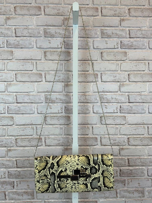 Far Nine Bag - Clutch – Far Nine Clutch, Snakeskin, One Size, Used - Excellent