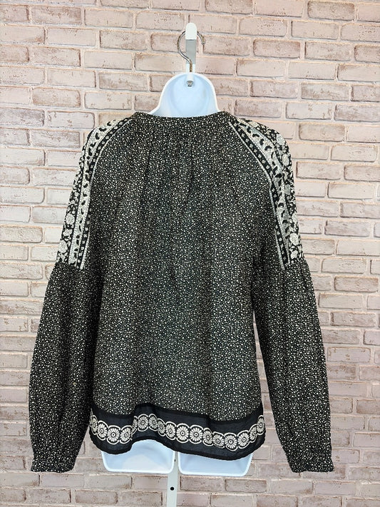 Lucky Brand Shirt, Black/white, Small, Used - Good