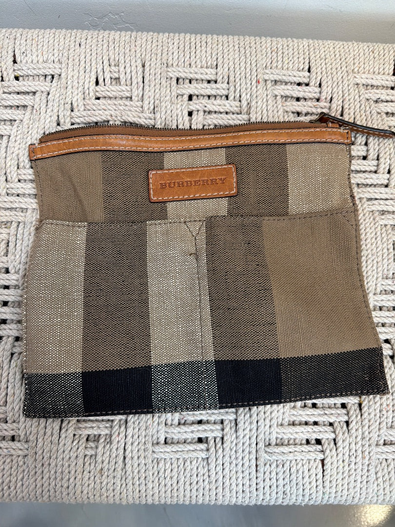 Burberry Handbag, Plaid, One Size, Used - Fair