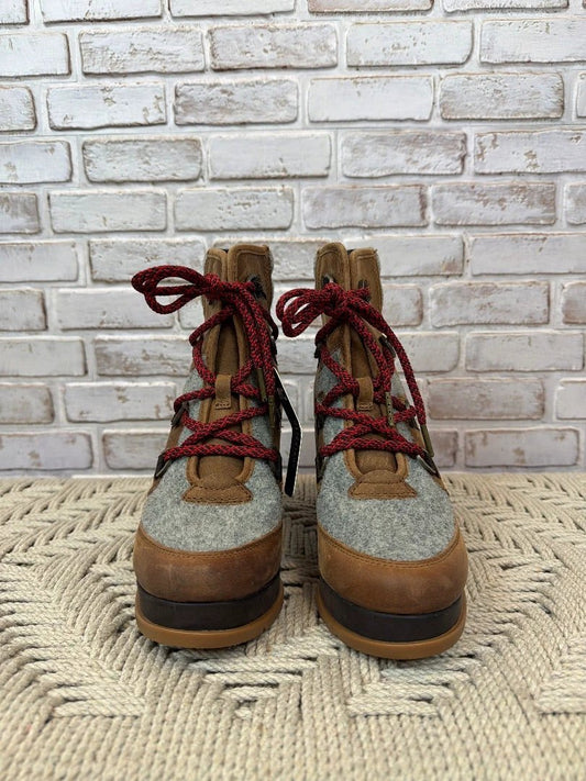 Sorel Shoes - Boots – Sorel Blake Lace Heel Booties, Tan, 8.5, New With Tags