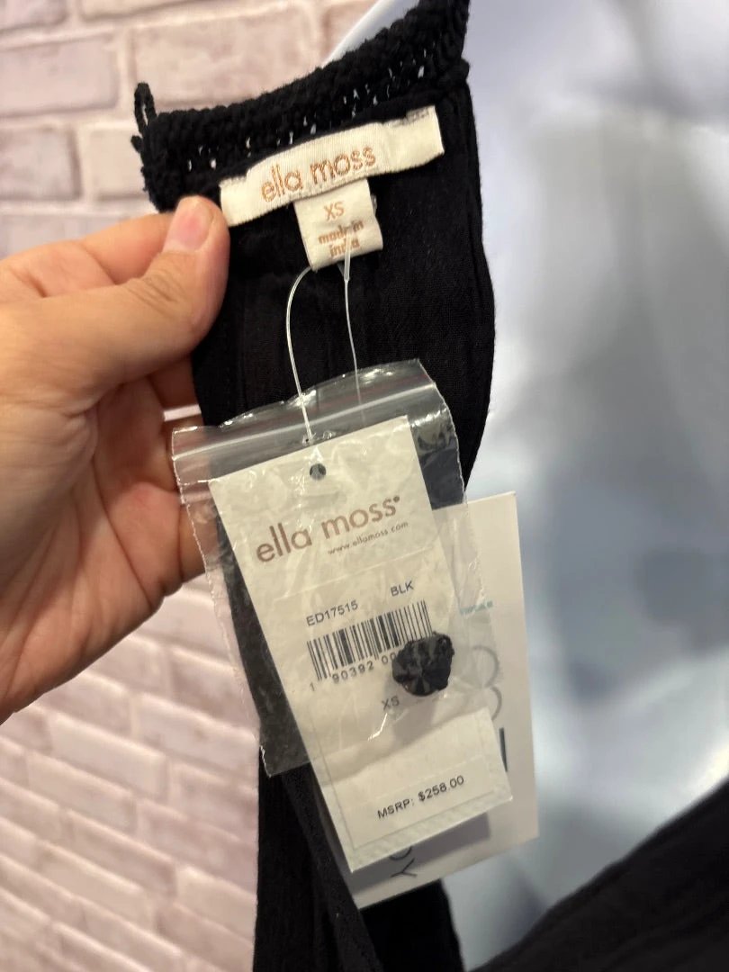 Ella Moss Dress – Ella Moss Dress, Black, XS, New With Tags