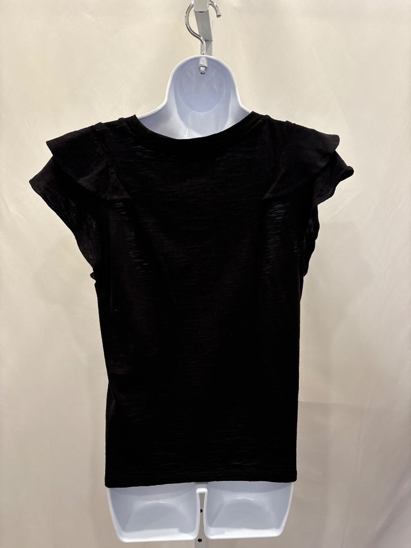 White House Black Market Tee shirt, Black, Medium