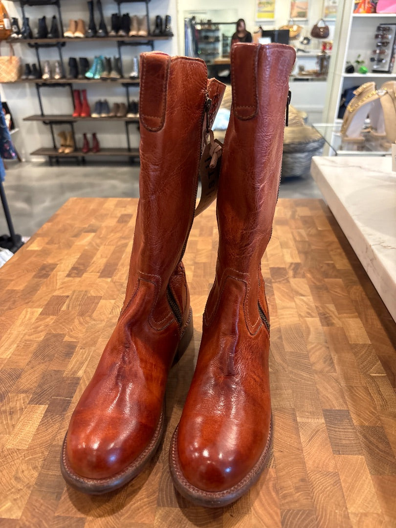 Bed Stu Boots, Orange, 8.5