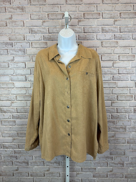 Chicos Shirt, Tan, 3, Used - Good