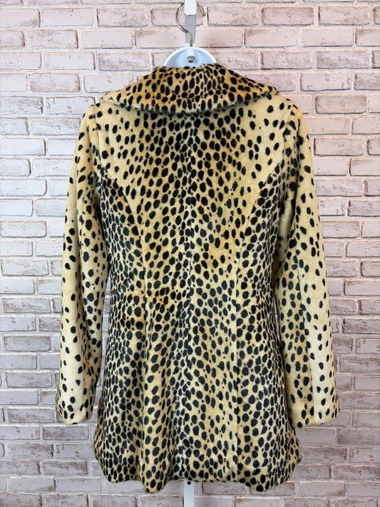 Guess Outerwear - Jacket / Coat – Guess Faux Fur Jacket / Coat, Leopard, XS, New With Tags