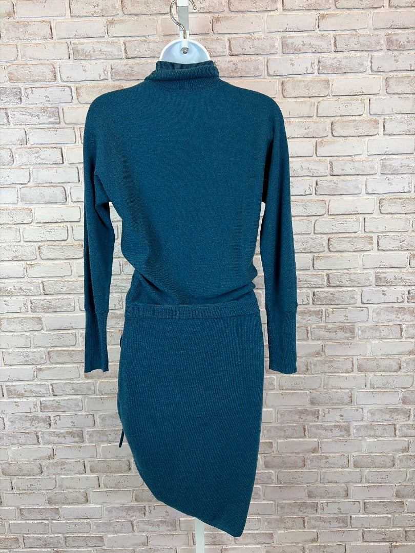 Etcetera Sweater Dress, Teal, XS, Used - Excellent