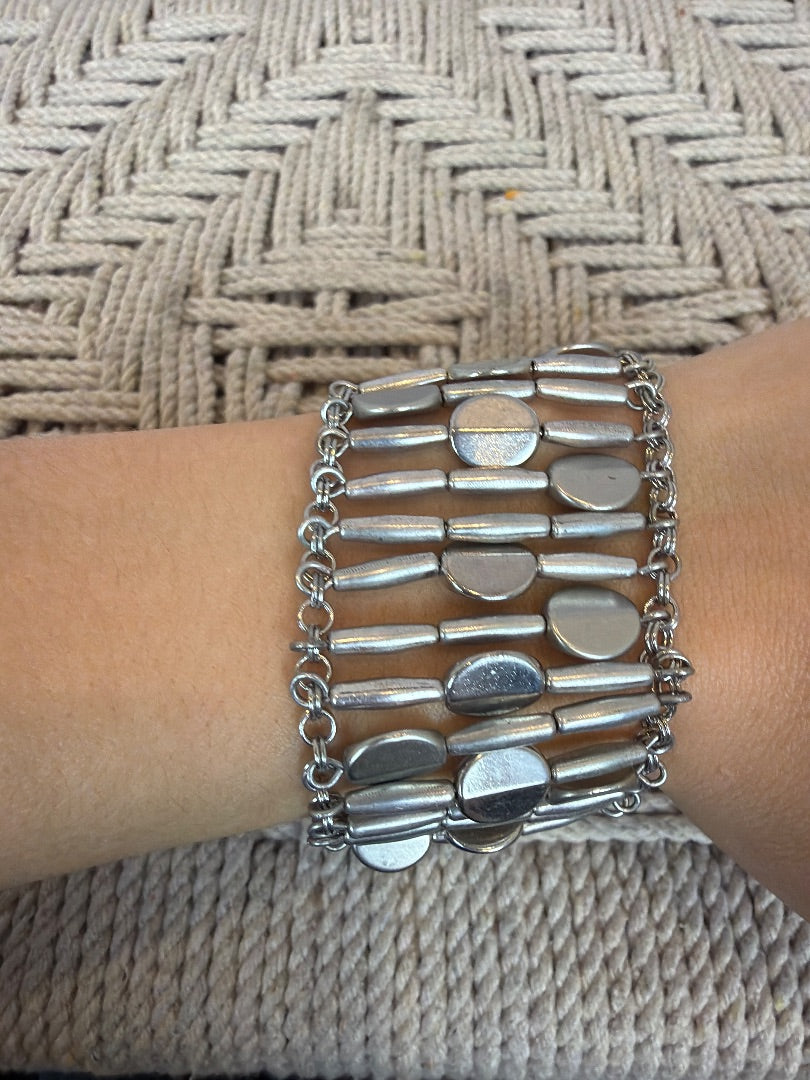 Various Matching Jewelry Set, Silver, One Size, Used - Excellent