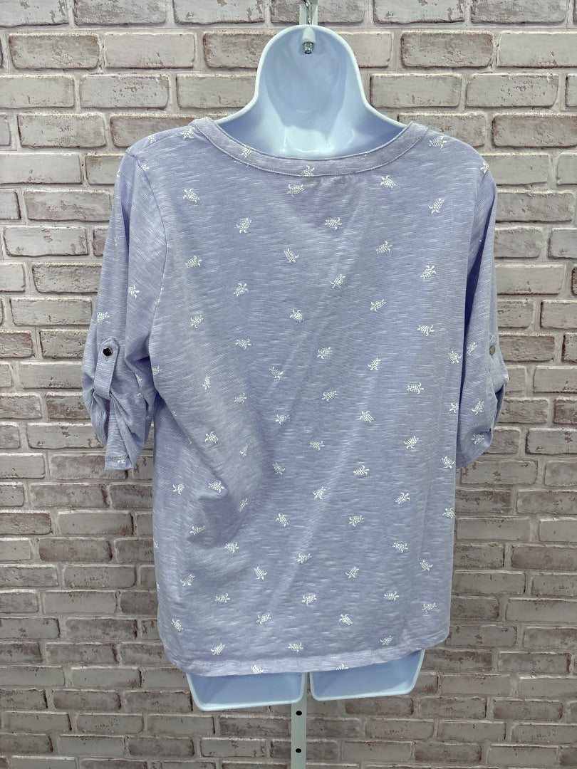 Emily Daniels Shirt, Purple, XL, Used - Good