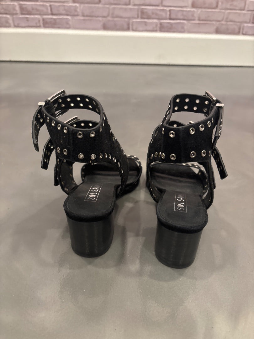 Sol Sana Heels, Black, 7.5/38, Used - Good