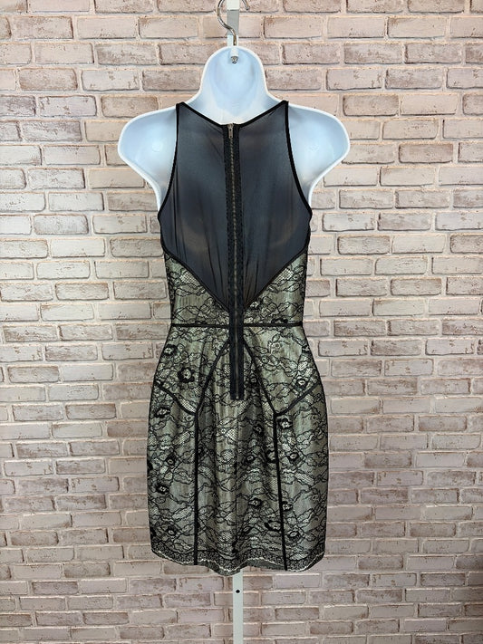 Aiden Mattox Dress, Black multi, 4, Used - Good