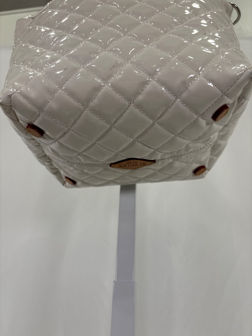 MZ wallace mini metro tote deluxe Handbag, White, One Size, Used - Good