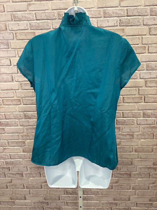 Talbots Shirt, Teal, 12, Used - Good